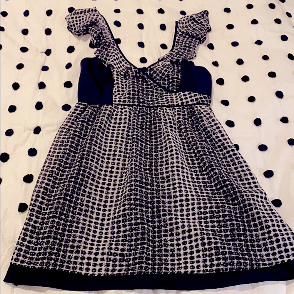 BCBGeneration Flutter Sleeve Mini Dress